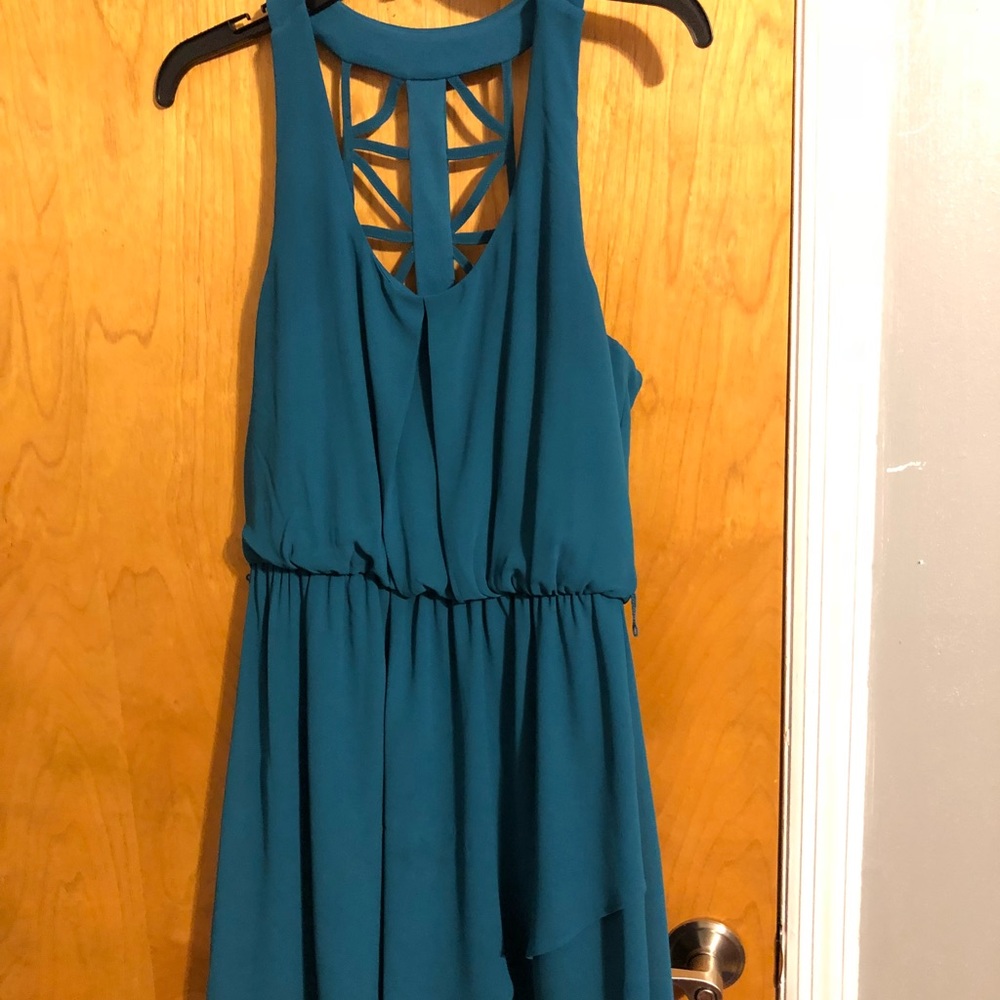 Blue dress